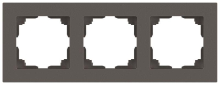 Рамка 3-м СП Accent 6-503-09 титан Intro Б0063793