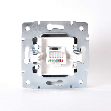 Розетка компьютерная 1-м СП Karina RJ45 механизм черн. бархат LEZARD 707-4288-139 Розетка компьютерная 1-м СП Karina RJ45 механизм черн. бархат LEZARD 707-4288-139