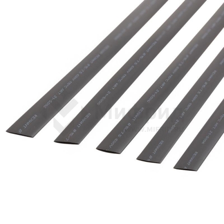 Трубка термоусадочная ТУТ нг 15.0/7.5 черн. 1м REXANT 21-5006