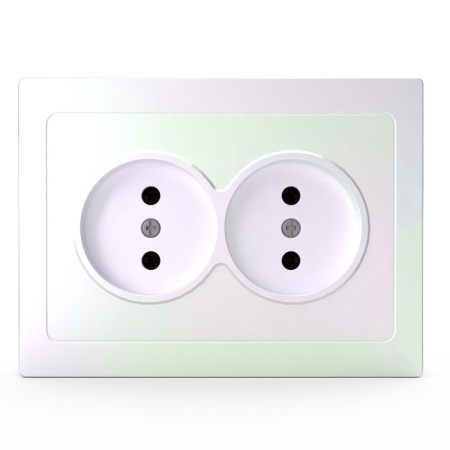 Розетка 2-м СП Pixel 16А IP20 без заземл. в сборе перламутр. TOKOV ELECTRIC TKE-PX-R2F-C04 Розетка 2-м СП Pixel 16А IP20 без заземл. в сборе перламутр. TOKOV ELECTRIC TKE-PX-R2F-C04