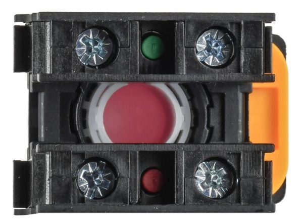 Кнопка d22мм 1НО+1НЗ MASTER красн. IEK MI-BT60-11-3-22-K04