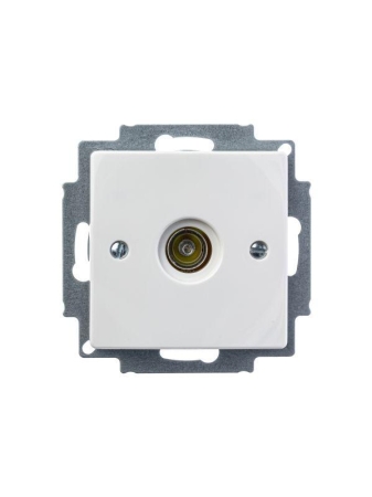 Розетка телевизионная одиночная TV Basic механизм альп. бел. ABB 2CKA001724A4276 Розетка телевизионная одиночная TV Basic механизм альп. бел. ABB 2CKA001724A4276