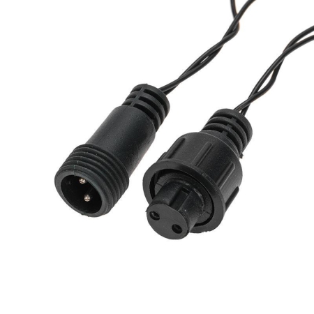 Гирлянда светодиодная "Шарики" 5м d25мм 25LED RGB ПВХ темн. зел. Neon-Night 303-550