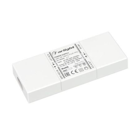 Блок питания ARV-SP-48012-FLAT-PFC 48В 0.25А 12Вт IP20 пластик Arlight 052078 Блок питания ARV-SP-48012-FLAT-PFC 48В 0.25А 12Вт IP20 пластик Arlight 052078