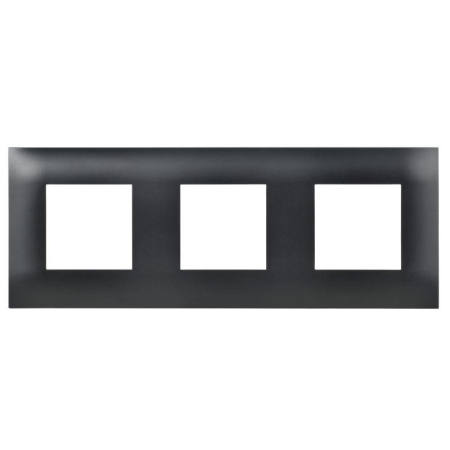 Рамка 3-м SKANDY SK-F03Bl черн. IEK SK-M32-K02