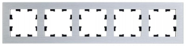 Рамка 5-м AtlasDesign Nature металл серебр. SE ATN312105