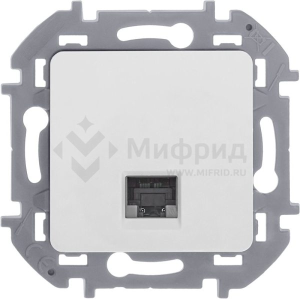 Розетка компьютерная СП Inspiria RJ45 кат.5E UTP IP20 бел. IEK 673825