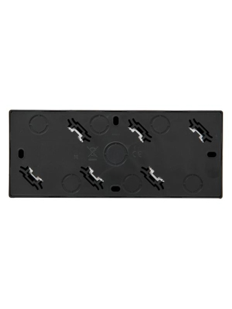 Розетка 3-м ОП LETO с заземл. закрытый корпус ПБТ черн. бархат LEZARD 752-4200-127BUP Розетка 3-м ОП LETO с заземл. закрытый корпус ПБТ черн. бархат LEZARD 752-4200-127BUP