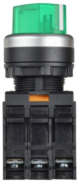 Переключатель 2 полож. 1НО+1НЗ с подсветкой зел. MASTER IEK MI-SW60-11XD-3-14-2-K06 Переключатель 2 полож. 1НО+1НЗ с подсветкой зел. MASTER IEK MI-SW60-11XD-3-14-2-K06