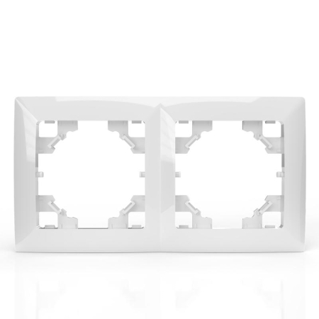 Рамка 2-м AVA бел. TOKOV LIGHT TKL-AV-RM2-C01 Рамка 2-м AVA бел. TOKOV LIGHT TKL-AV-RM2-C01