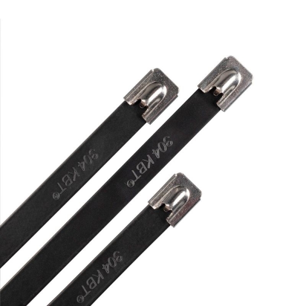 Хомут кабельный СКС-П (304) 4.6х250 стальной с покрытием (уп.100шт) Fortisflex 74932