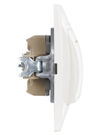 Выключатель 2-кл. СП Кварта 10А IP20 ВС10-2-1-КБ с индикацией бел. GENERICA EVK21-K01-10-DM