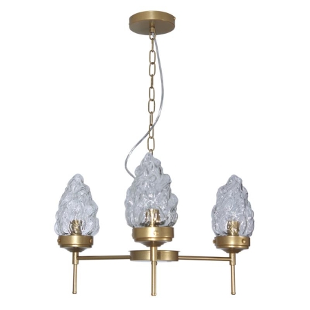 Светильник "Фламенко" 131 НПБ 01-3х40-101 Е14 [ИМ] подвесной зол. Элетех 1005405318