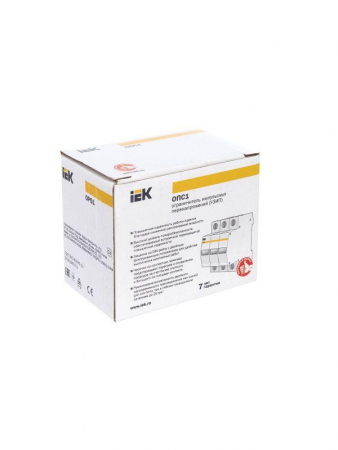 Ограничитель перенапряжения ОПС1-B 3P KARAT IEK MOP20-3-B