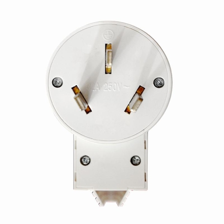 Вилка для плиты 2P+E 32А 250В бел. Universal 5311