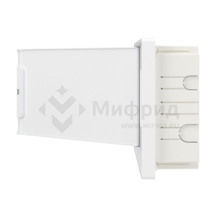 Щиток встраиваемый Фрейм (FRAME) 18мод. с бел. дверцей с 2 шинами PEN на 8 и 10 отверст. бел. DKC F18B1WW