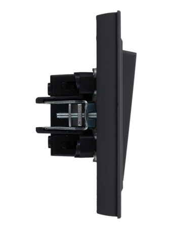 Выключатель 1-кл. СП BRITE ВСР10-1-0-БрГ 10А в сборе графит IEK BR-V10-0-10-K53-F