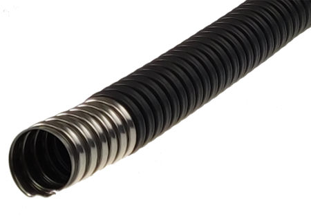 Металлорукав в ПВХ изоляции РЗ-НП нг 15 нерж. сталь (уп.50м) ГОФРОМАТИК zeta44821