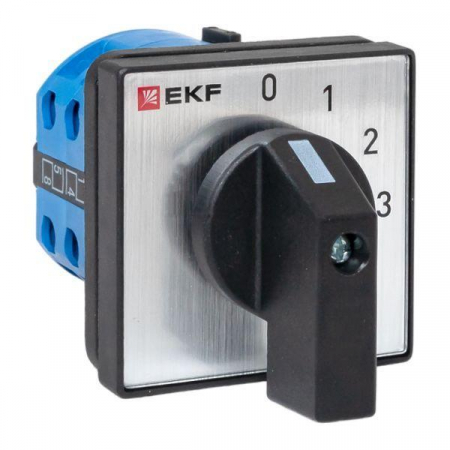 Переключатель кулачковый ПК-1-101 1п 10А "0-1-2-3" EKF pk-1-101-10 Переключатель кулачковый ПК-1-101 1п 10А "0-1-2-3" EKF pk-1-101-10