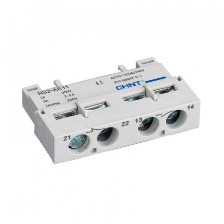 Контакт дополнительный поперечный NS2-AE11 (R) CHINT 495968 Контакт дополнительный поперечный NS2-AE11 (R) CHINT 495968