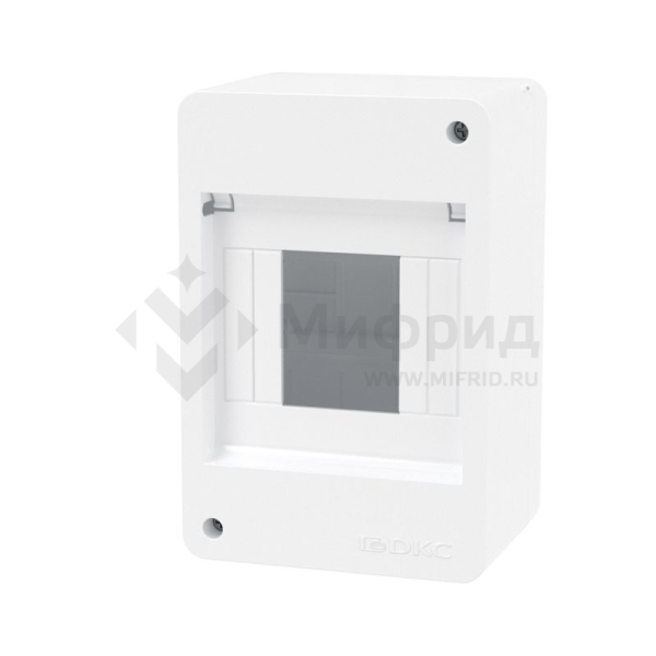 Щиток настенный Фрейм (FRAME) ЩРн-п-4 4мод. без дверцы бел. DKC F04W0W0