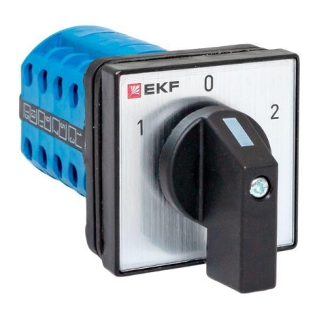 Переключатель кулачковый ПК-1-24 4п 10А "1-0-2" IP65 EKF pk-1-24-10-65 Переключатель кулачковый ПК-1-24 4п 10А "1-0-2" IP65 EKF pk-1-24-10-65