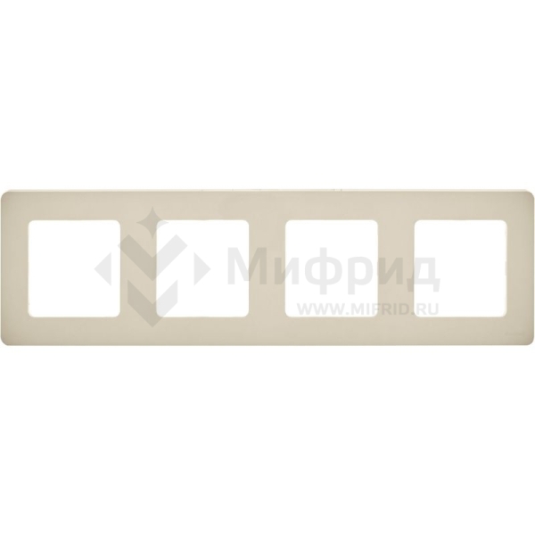 Рамка 4-м СП Inspiria IP20 сл. кость IEK 673961