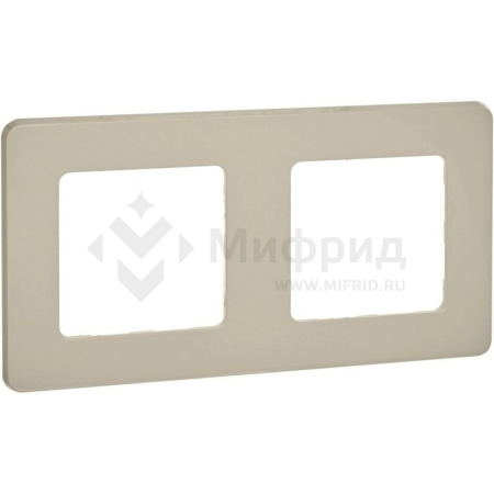 Рамка 2-м СП Inspiria IP20 сл. кость IEK 673941