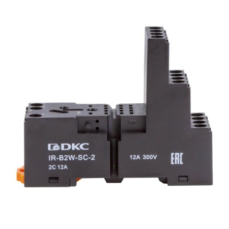 Колодка 3-х уровневая с винтовыми клеммами для реле на 2 группы контактов IR-W2CO DKC IR-B2W-SC-2