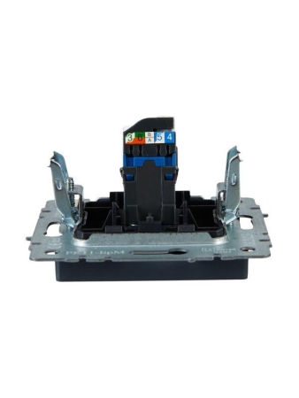 Розетка компьютерная СП RJ45 кат.6 BRITE РК11-БрМ механизм маренго IEK BR-K10-2-K35 Розетка компьютерная СП RJ45 кат.6 BRITE РК11-БрМ механизм маренго IEK BR-K10-2-K35