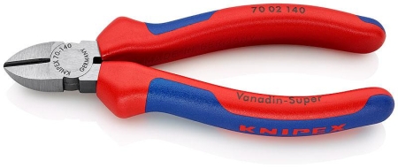 Бокорезы L-140мм твердость кромок 62 HRC черн. Knipex KN-7002140 Бокорезы L-140мм твердость кромок 62 HRC черн. Knipex KN-7002140