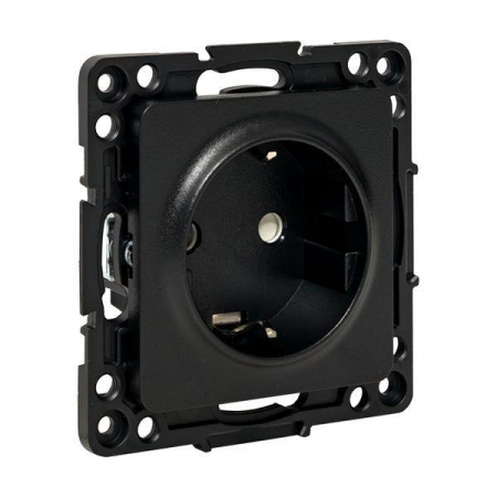 Розетка 1-м СП Стокгольм 16А с заземл. защ. шторки винтов. клеммы механизм черн. PROxima EKF EZR16-028-20 Розетка 1-м СП Стокгольм 16А с заземл. защ. шторки винтов. клеммы механизм черн. PROxima EKF EZR16-028-20