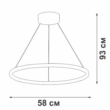 Светильник светодиодный LED 38Вт 3000К 2530лм Vitaluce V04628-13/1S Светильник светодиодный LED 38Вт 3000К 2530лм Vitaluce V04628-13/1S
