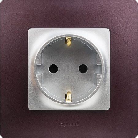 Рамка 1-м СП Etika IP20 сливовый IEK 672561