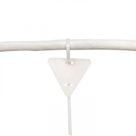 Бирка кабельная маркировочная У-136 (треугольник) (уп.100шт) EKF mt-136-t