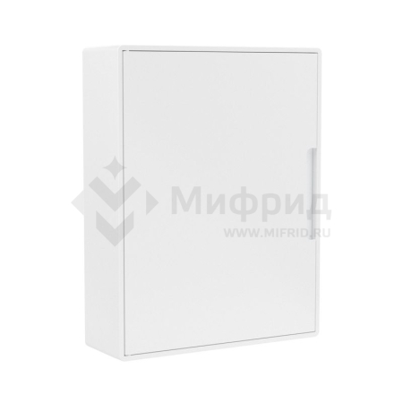 Щиток настенный Фрейм (FRAME) 24мод. с бел. дверцей с 4 шинами PEN (2шт на 8 отверст. и 2шт на 6 отверст) бел. DKC F24W1WW