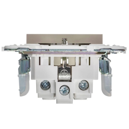 Розетка SKANDY 16А с заземл. без защ. шторок SK-R05B беж. IEK SK-R11-16-K10