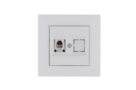 Розетка компьютерная CAT 5+гнездо Karea RIZZ бел. Makel 88001035 Розетка компьютерная CAT 5+гнездо Karea RIZZ бел. Makel 88001035