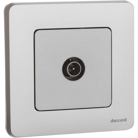 Розетка телевизионная проходная TV Inspiria 14дБ 5-862мГц механизм алюм. IEK 673862 Розетка телевизионная проходная TV Inspiria 14дБ 5-862мГц механизм алюм. IEK 673862