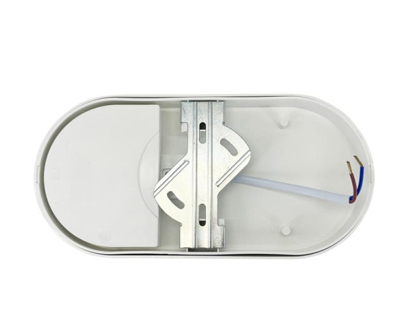 Светильник светодиодный WP 15 C 12W OP 840 W10L22 WH MDM 220х106х60мм 12Вт 4000К IP65 ЖКХ овал. пылевлагозащ. с датчиком движения бел. Русский Свет 15071524500