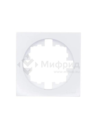 Рамка 1-м OSEN горизонт. квадрат бел. LEZARD 743-0200-146