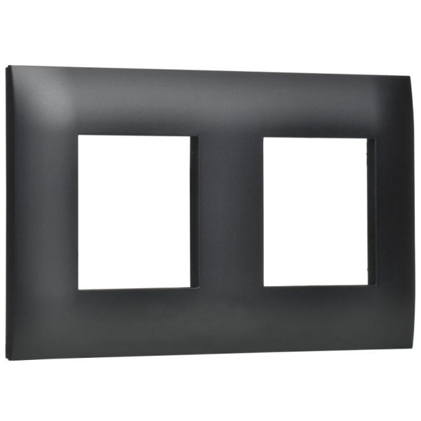 Рамка 2-м SKANDY SK-F02Bl черн. IEK SK-M22-K02 Рамка 2-м SKANDY SK-F02Bl черн. IEK SK-M22-K02