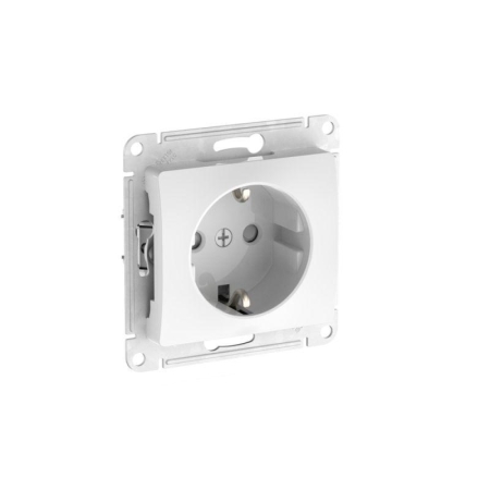 Розетка Glossa 16А с заземл. защ. шторки быстрозажим. клем. механизм бел. SE GSL000145S Розетка Glossa 16А с заземл. защ. шторки быстрозажим. клем. механизм бел. SE GSL000145S
