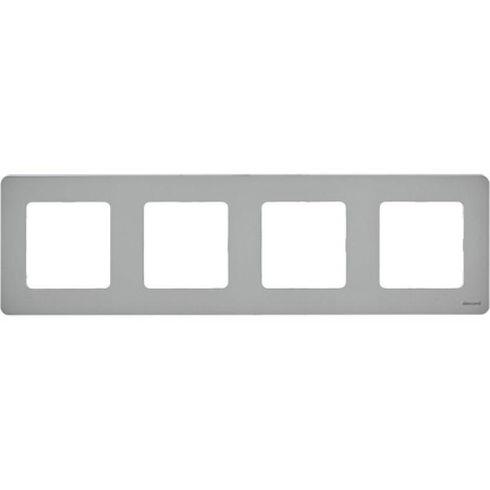 Рамка 4-м Inspiria алюм. IEK 673962 Рамка 4-м Inspiria алюм. IEK 673962