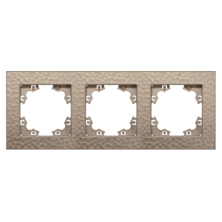 Рамка 3-м Афина фактурная универс. шампань Universal A10045-Br Рамка 3-м Афина фактурная универс. шампань Universal A10045-Br