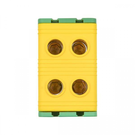 Клемма силовая вводная двойн. КСВ 16-50кв.мм желт./зел. EKF plc-kvs2-16-50-y-green