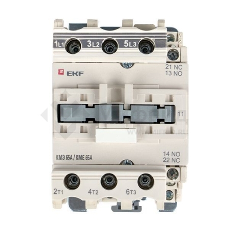 Контактор КМЭ-3 65А кат. 230В AC 1НО+1НЗ EKF ctr-s-65-220