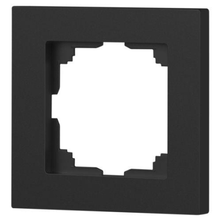 Рамка 1-м СП Accent 6-501-07 графит Intro Б0063756