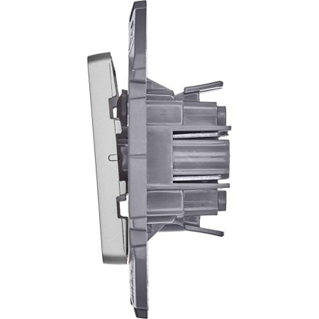 Переключатель 1-кл. Inspiria 10А IP20 250В 10AX механизм алюм. IEK 673652