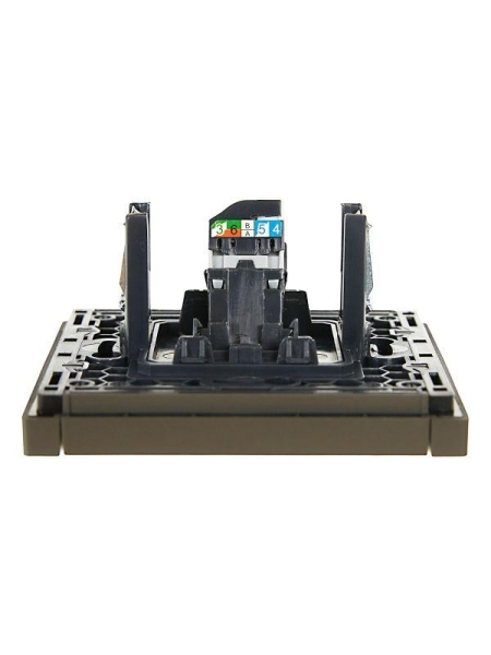 Розетка компьютерная RJ45 кат.5E FORTE&PIANO FP332 сер. IEK FP-K10-1-K03 Розетка компьютерная RJ45 кат.5E FORTE&PIANO FP332 сер. IEK FP-K10-1-K03